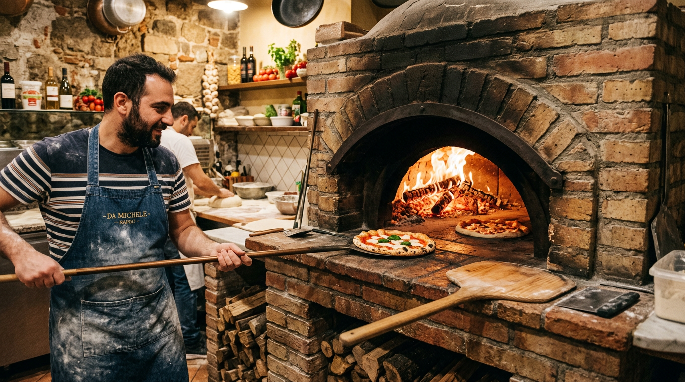 Wood fired pizza oven
